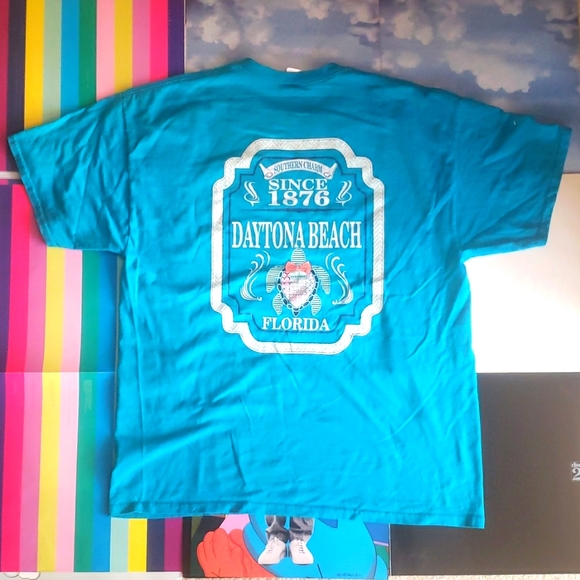 Vintage Southern Charm Turtle T-shirt Daytona Beach, Florida T-shirt size - Picture 4 of 5